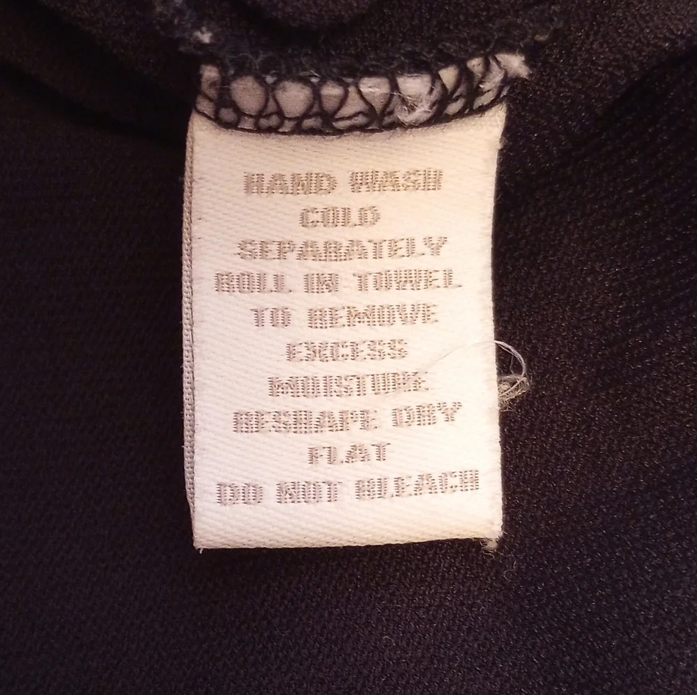 Charter Club polkadot black and white top.XL - Picture 6 of 7